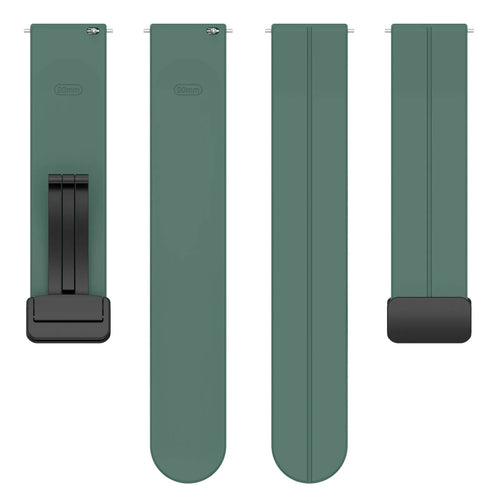 Correa silicona con hebilla Coros Pace 2 (verde oscuro)