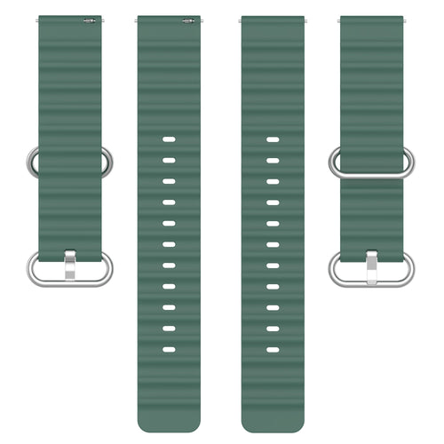 Correa Ocean Huawei Watch 5 - 46mm (verde oscuro)
