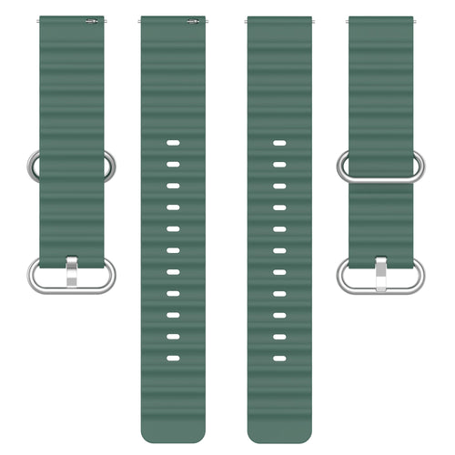 Correa Ocean Huawei Watch GT 5 46mm (verde oscuro)