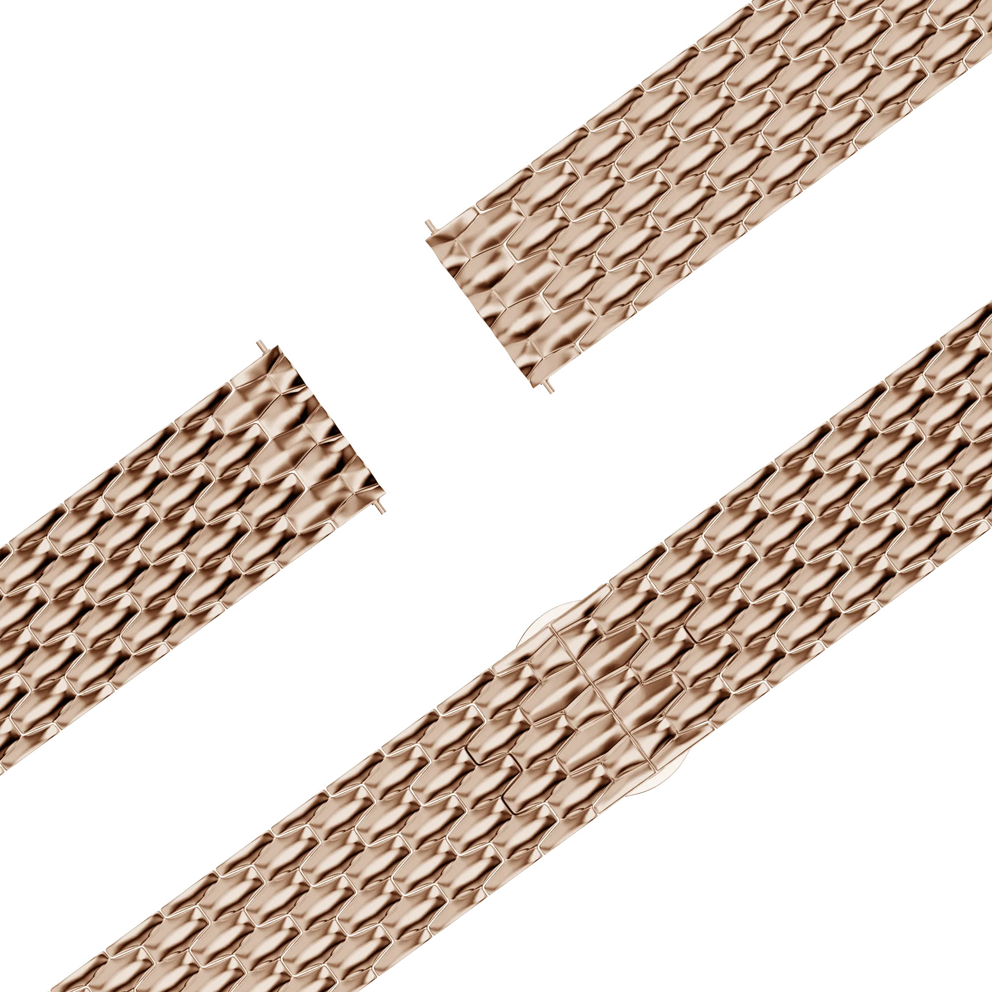 Bandz Garmin Approach J1 Steel Strap 'Dragon' (Rose Gold)