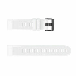 Silicone Strap, laid flat, separate parts, top and underside view