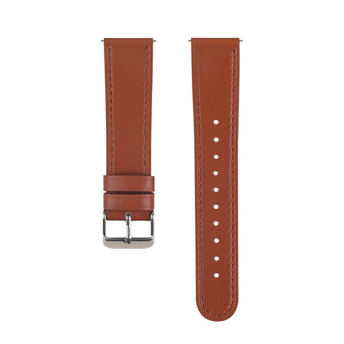 Watch Strap Modern Leather 22mm - Quick Release (Brown)