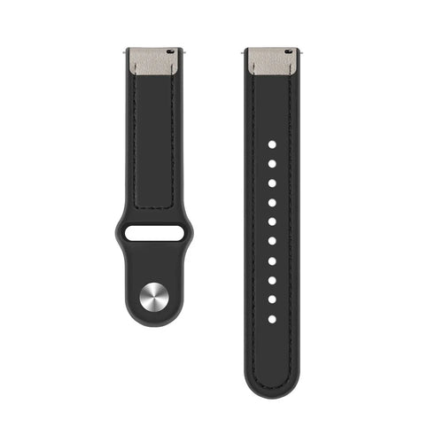 Amazfit Cheetah (Pro) Leather Hybrid Strap (White)