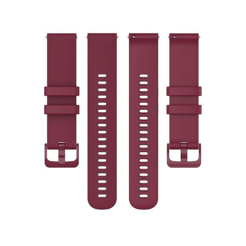 Huawei Watch GT 3 46mm Premium Silicone Strap (Dark Red)