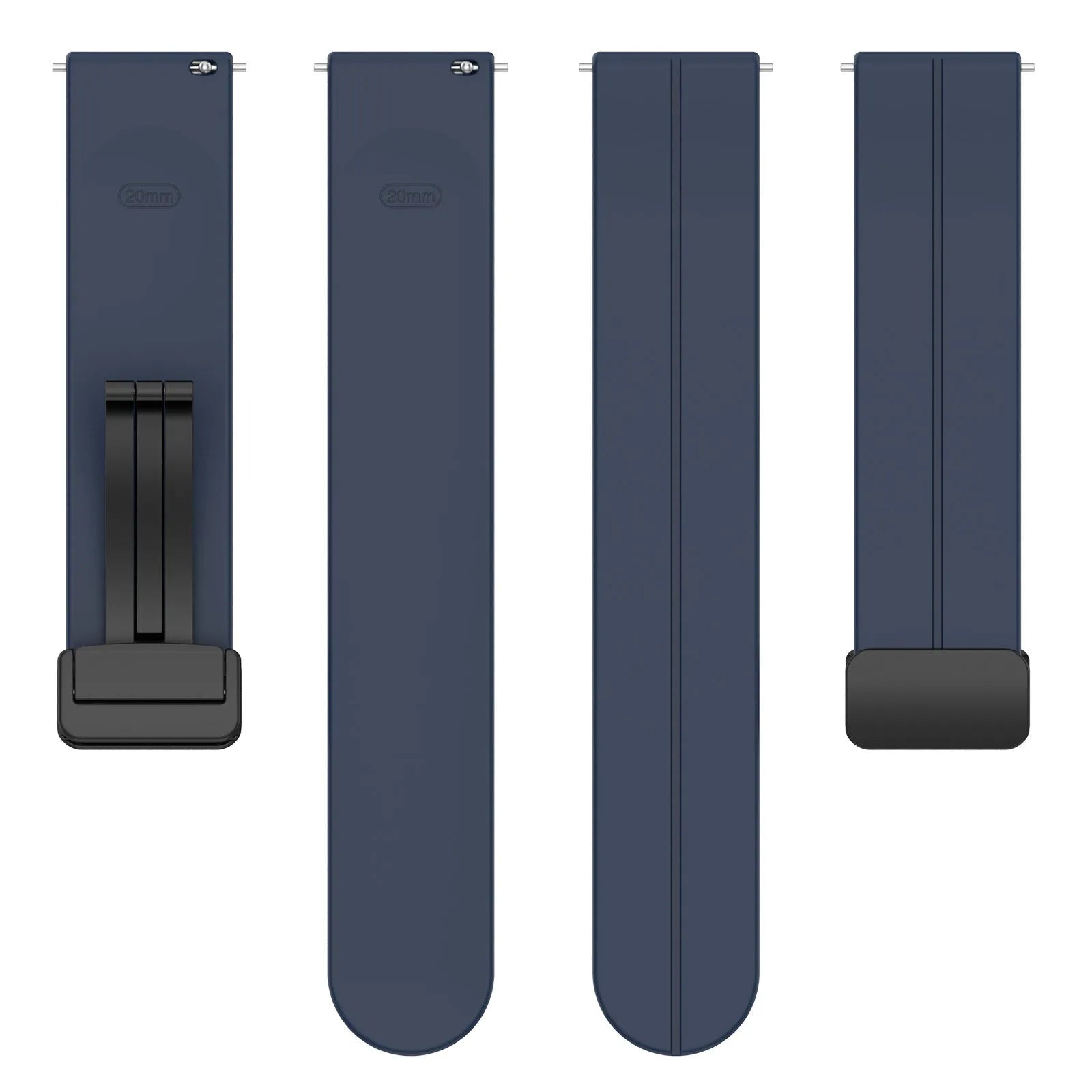 Correa silicona con hebilla Coros Pace 2 (azul oscuro)