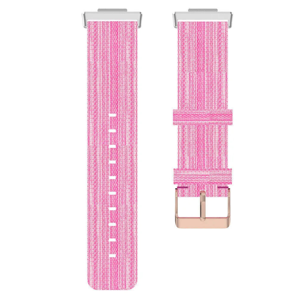 Nylon Buckle Strap, laid flat, separate parts, top and underside view