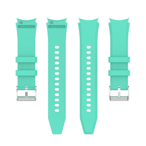 Silicone Strap 'Perfect Fit', laid flat, separate parts, top and underside view