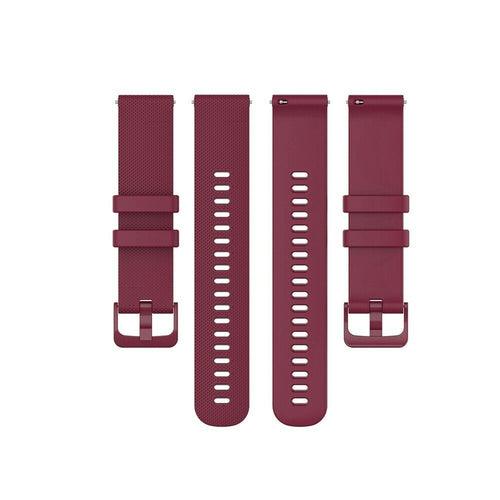 Correa silicona premium Amazfit Bip 6 (rojo vino)