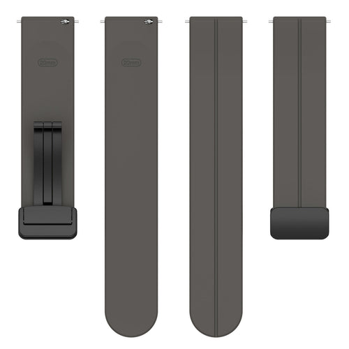Correa silicona con hebilla Withings ScanWatch 2 - 42mm (gris oscuro)