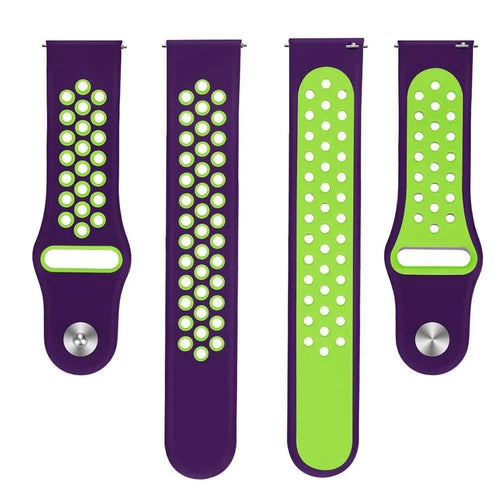 Correa deportiva Coros Apex 46mm (morado/verde)