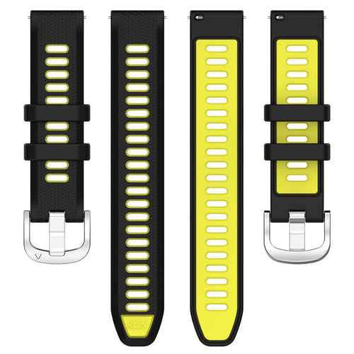 Correa deportiva con hebilla Garmin D2 Air X10 (negro/amarillo)