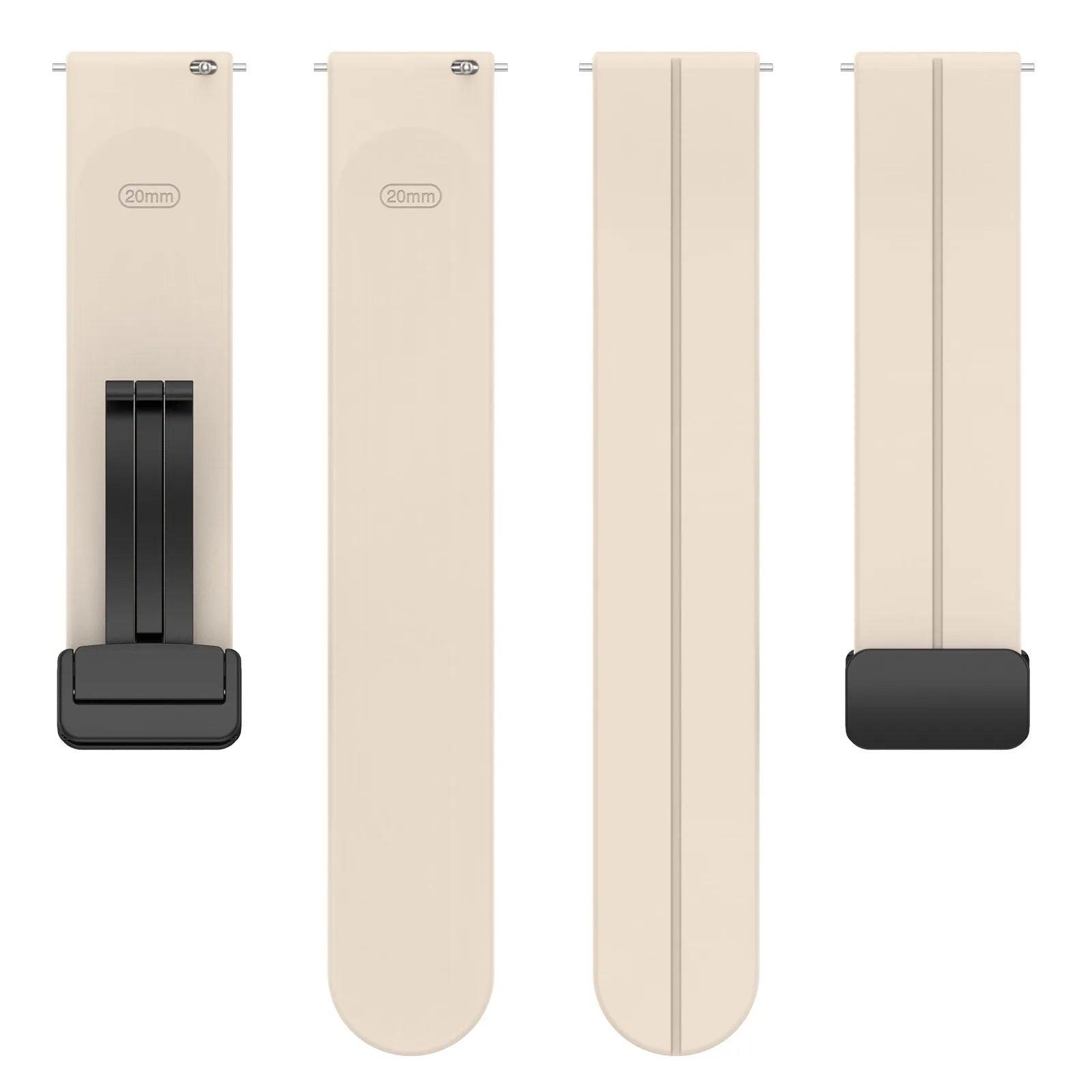 Amazfit Bip U (Pro) D-Buckle Silicone Strap (Starlight)