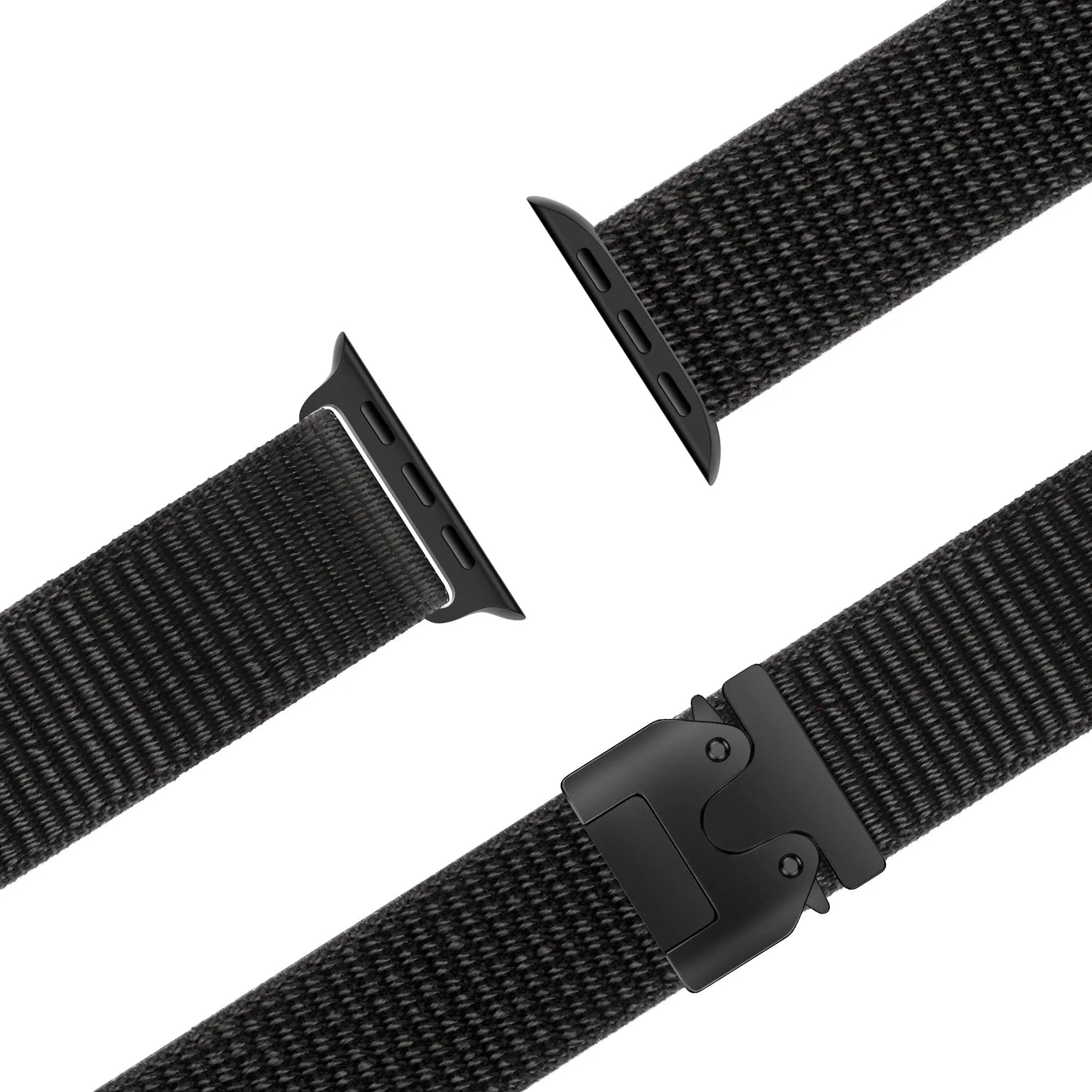 Bandz Correa nylon 'clásico' con P-buckle Apple Watch (negra)