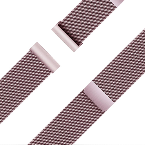 Bandz Garmin Venu 4 - 41mm Milanese Loop Strap (Pink)