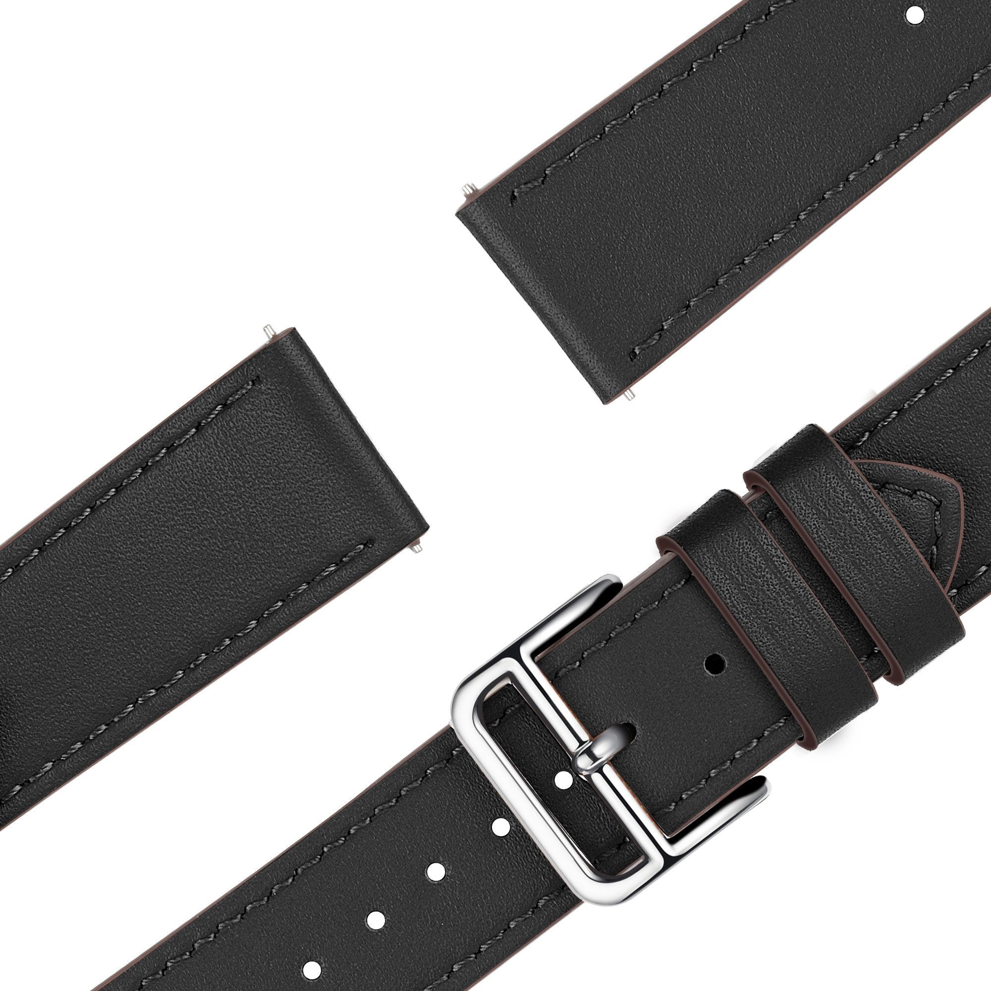 Bandz Correa cuero 'Deluxe' Huawei Watch GT 7 Pro (negro)