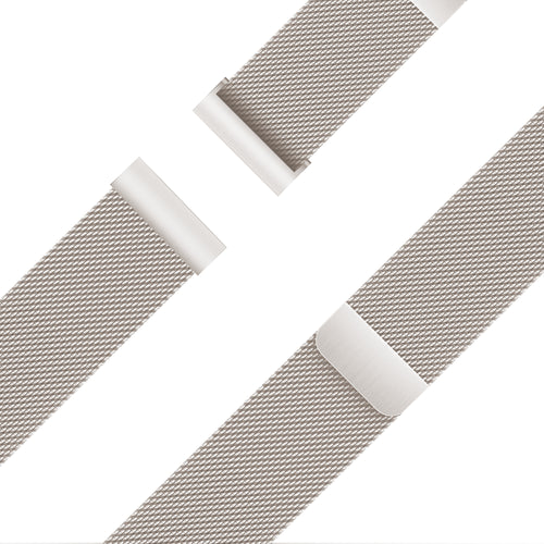 Bandz Correa milanesa Loop Garmin Vivoactive 6 (blanco estrella)