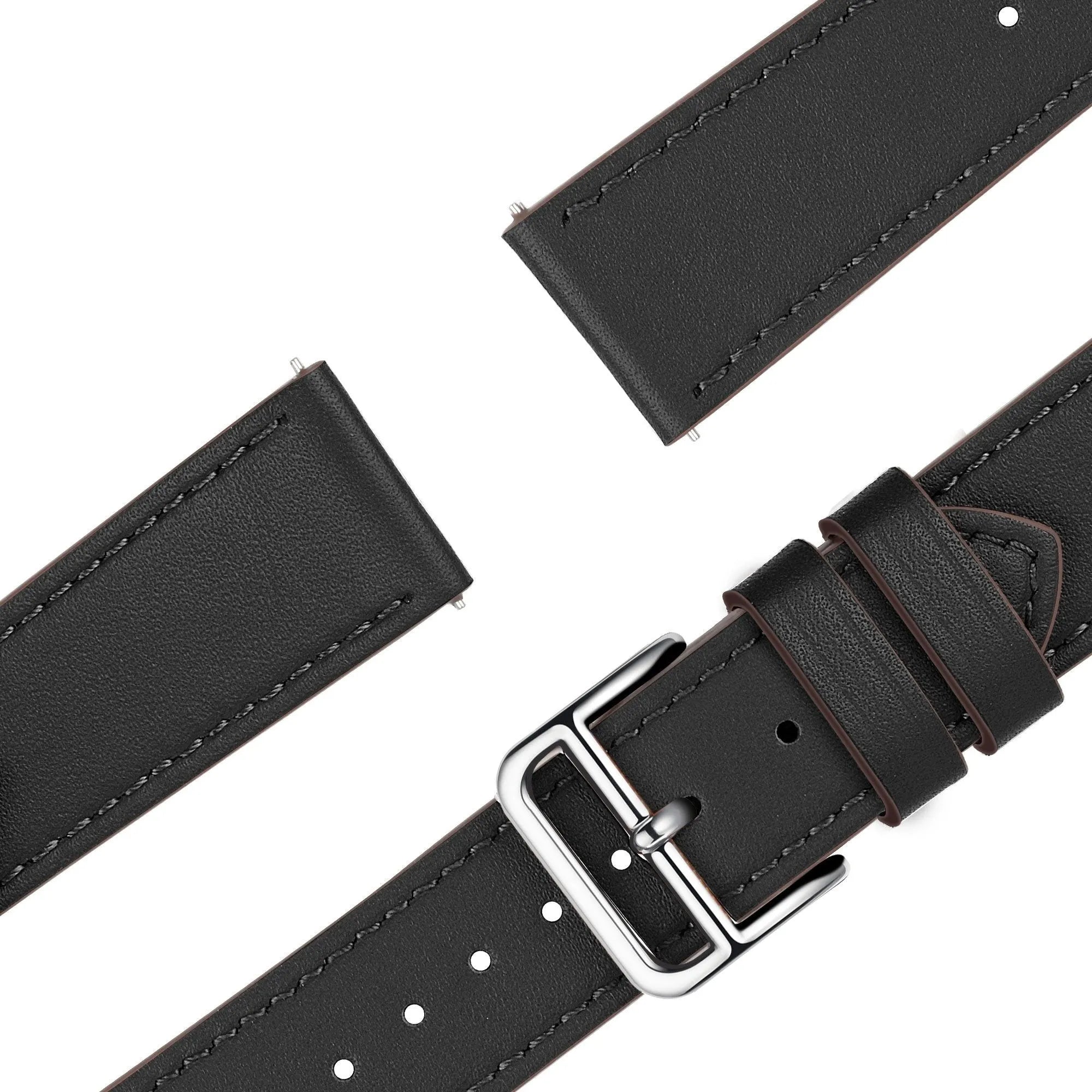 Bandz Correa cuero 'De lujo' Amazfit Active 2 (negro)