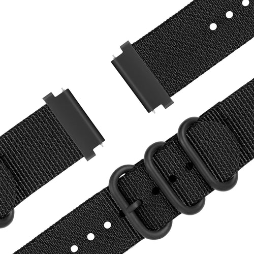 Bandz Correa nylon con hebilla OnePlus Watch 3 (negro)
