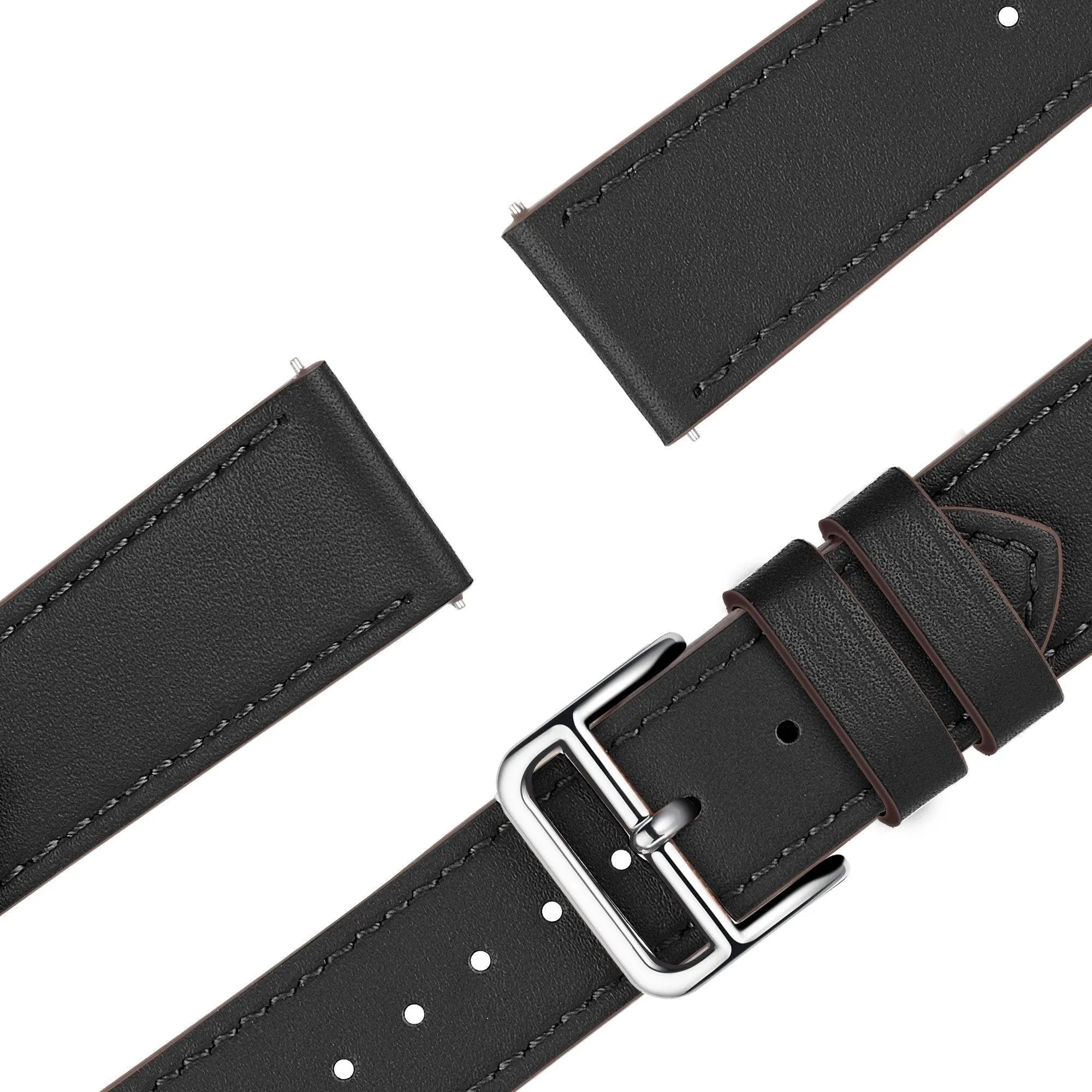 Bandz Suunto 9 Peak Pro Leather Strap 'Deluxe' (Black)