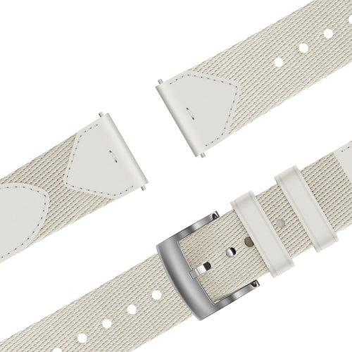 Bandz Correa cuero híbrida 'Easy Fit' Withings ScanWatch 2 - 38mm (blanco estrella)