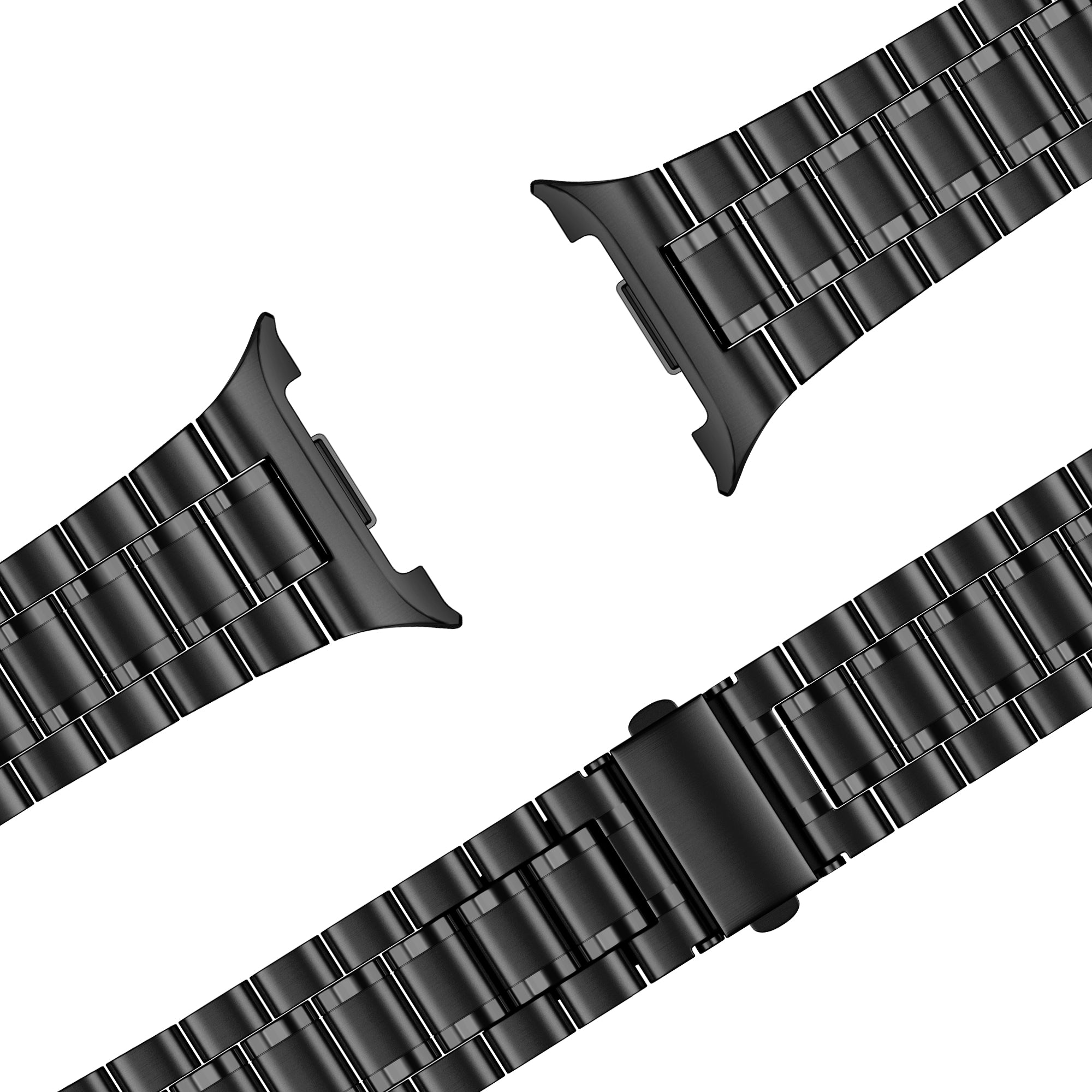 Bandz Samsung Galaxy Watch 8 Classic Steel Strap 'Deluxe' (Black)