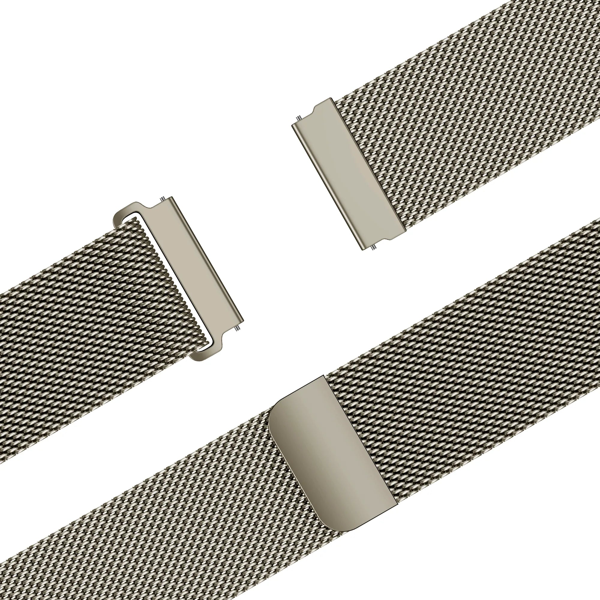 Bandz OnePlus Watch 4 - 47mm Milanese Strap 'Easy Fit' (Titanium)