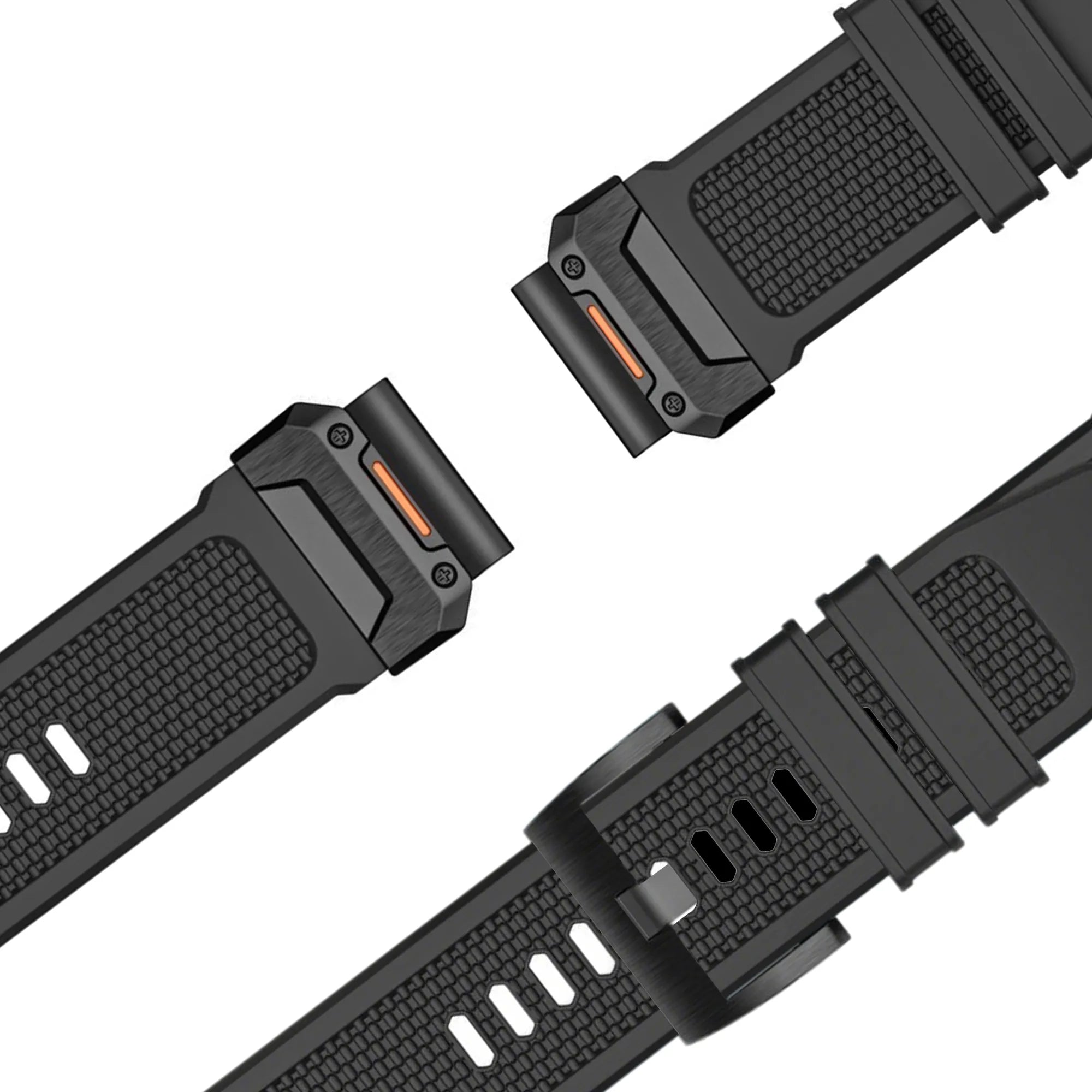 Bandz Correa silicona 'Explorer' Garmin Tactix 7 Pro (negro)