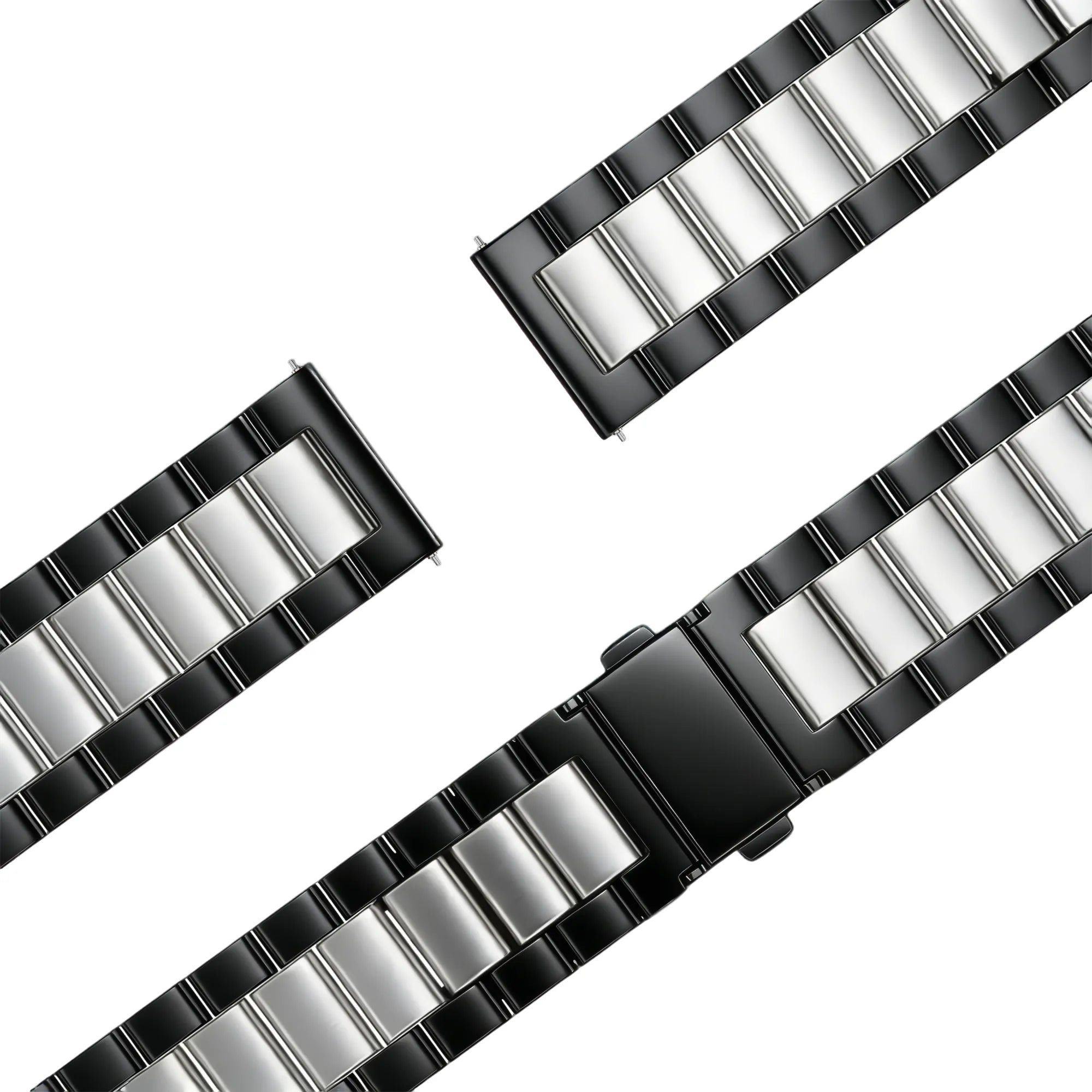 Bandz Correa acero 'Classic' Garmin Venu 2 (negro/plateado)