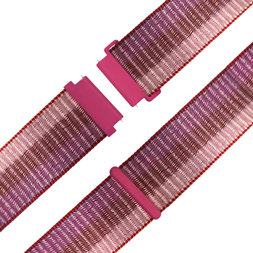 Bandz Garmin Forerunner 265s Nylon Loop Strap (Berry)