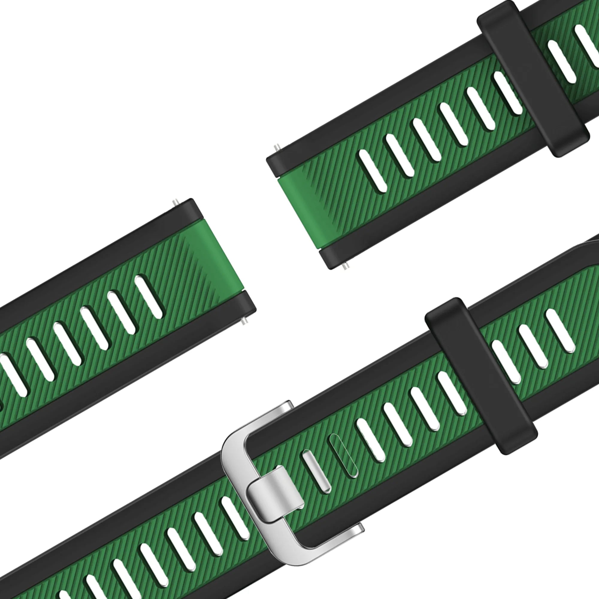 Bandz Correa deportiva 'Doble' con hebilla Garmin D2 Air X15 (negro/verde)
