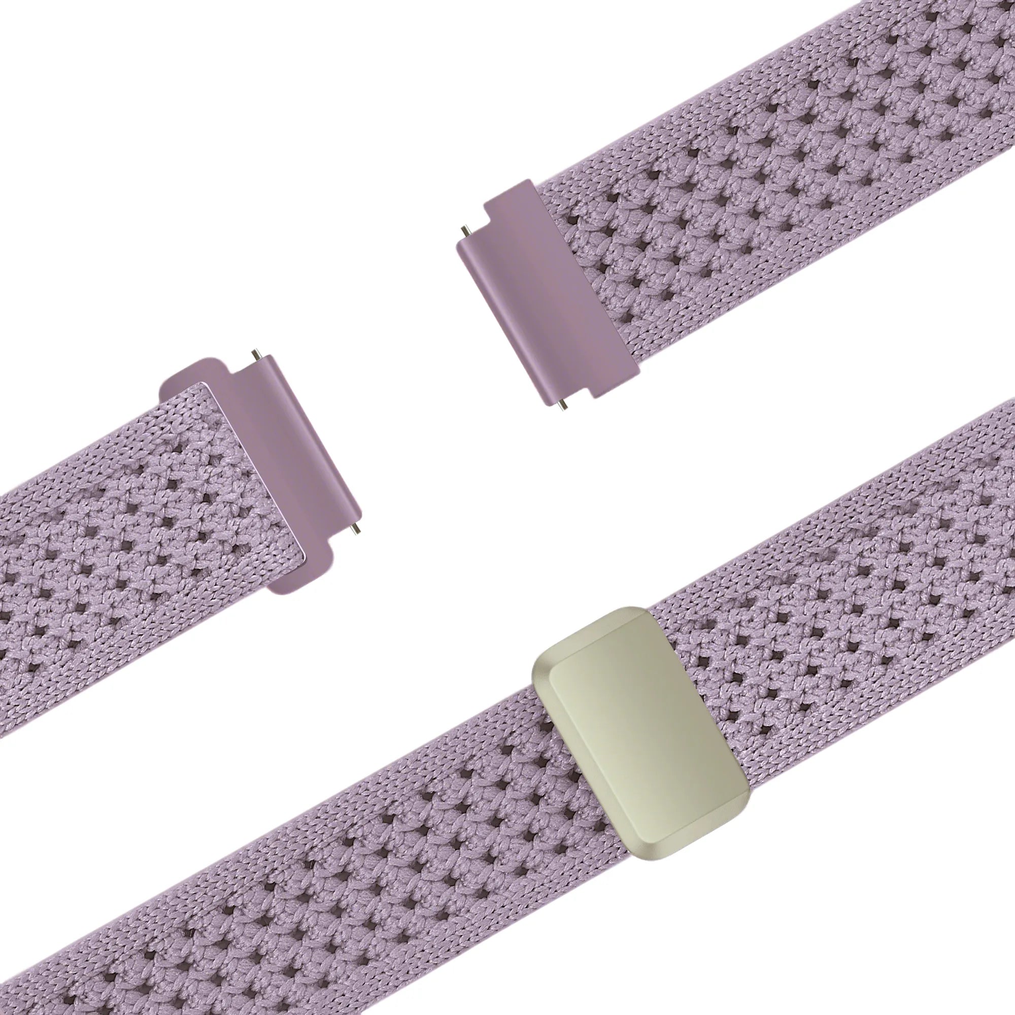 Bandz Correa nylon Vintage Fossil Gen 5e - 42mm (morado claro)