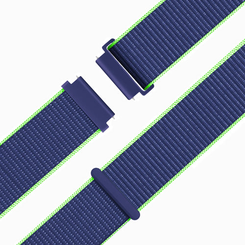 Bandz Correa nylon Loop Garmin Forerunner 265s (azul/lima)