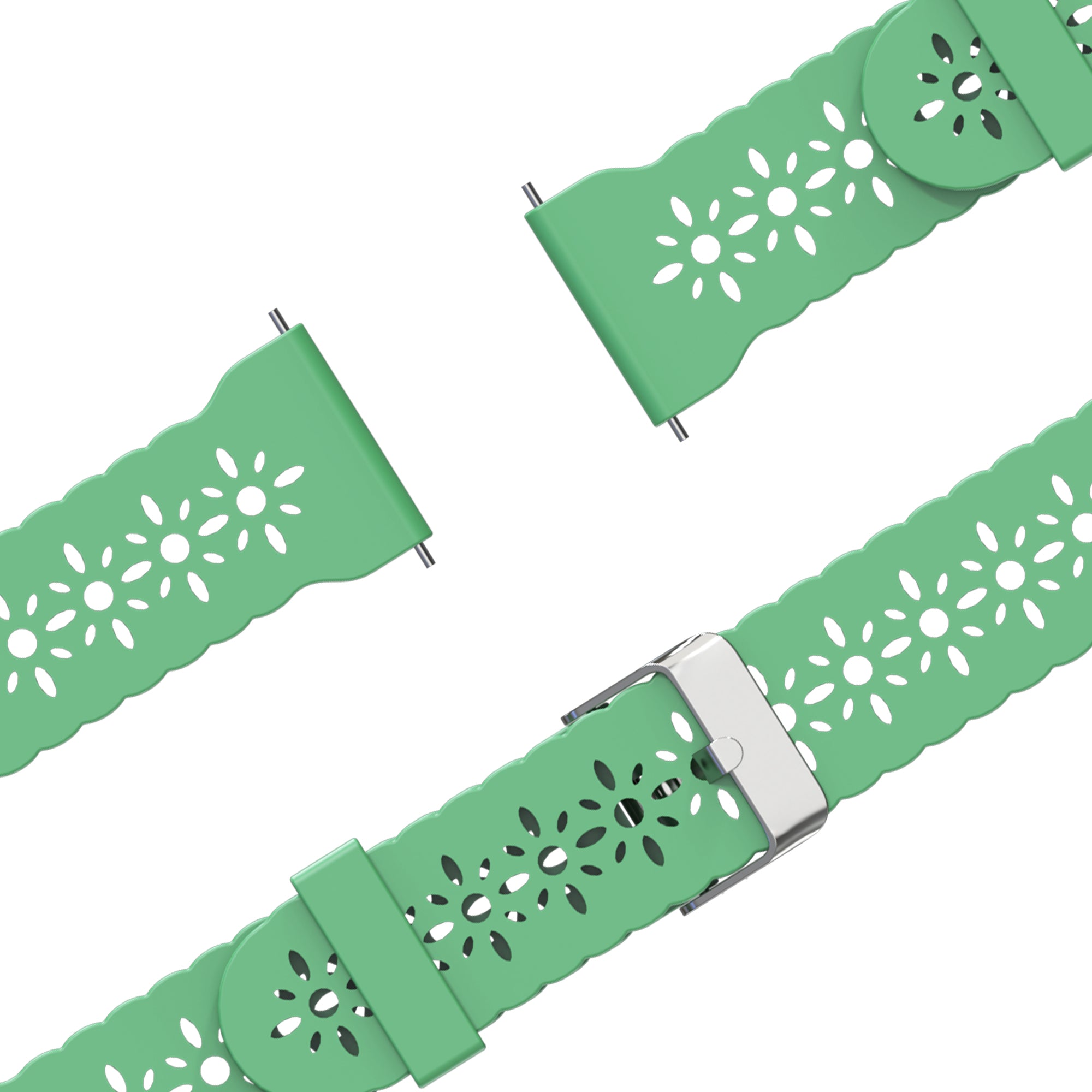 Bandz Correa silicona 'Lace' Garmin Vivomove Trend (verde claro)