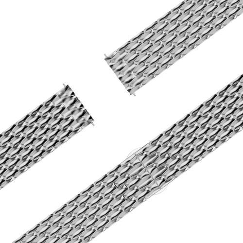 Bandz Correa acero 'Dragon' Garmin Forerunner 70 (plata)