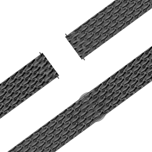 Bandz Correa acero 'Dragon' Garmin Forerunner 70 (negro)