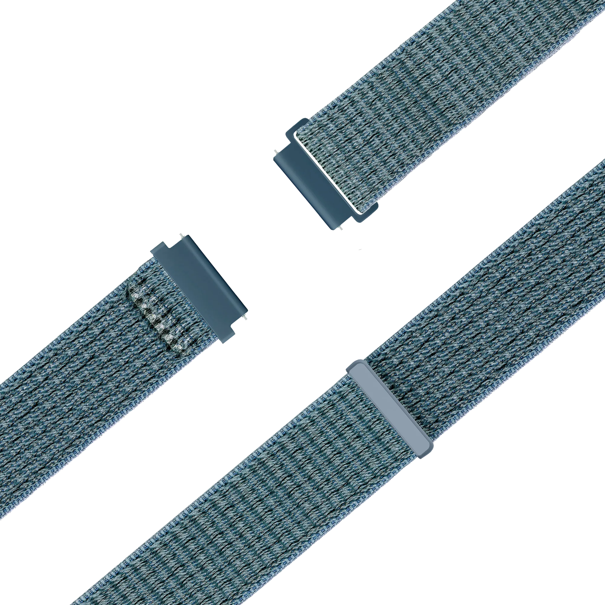 Bandz Garmin Forerunner 265s Nylon Loop Strap (Green-Grey)