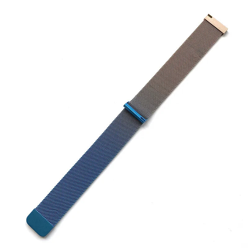 Correa milanesa Amazfit Bip U (Pro) (azul/dorado)