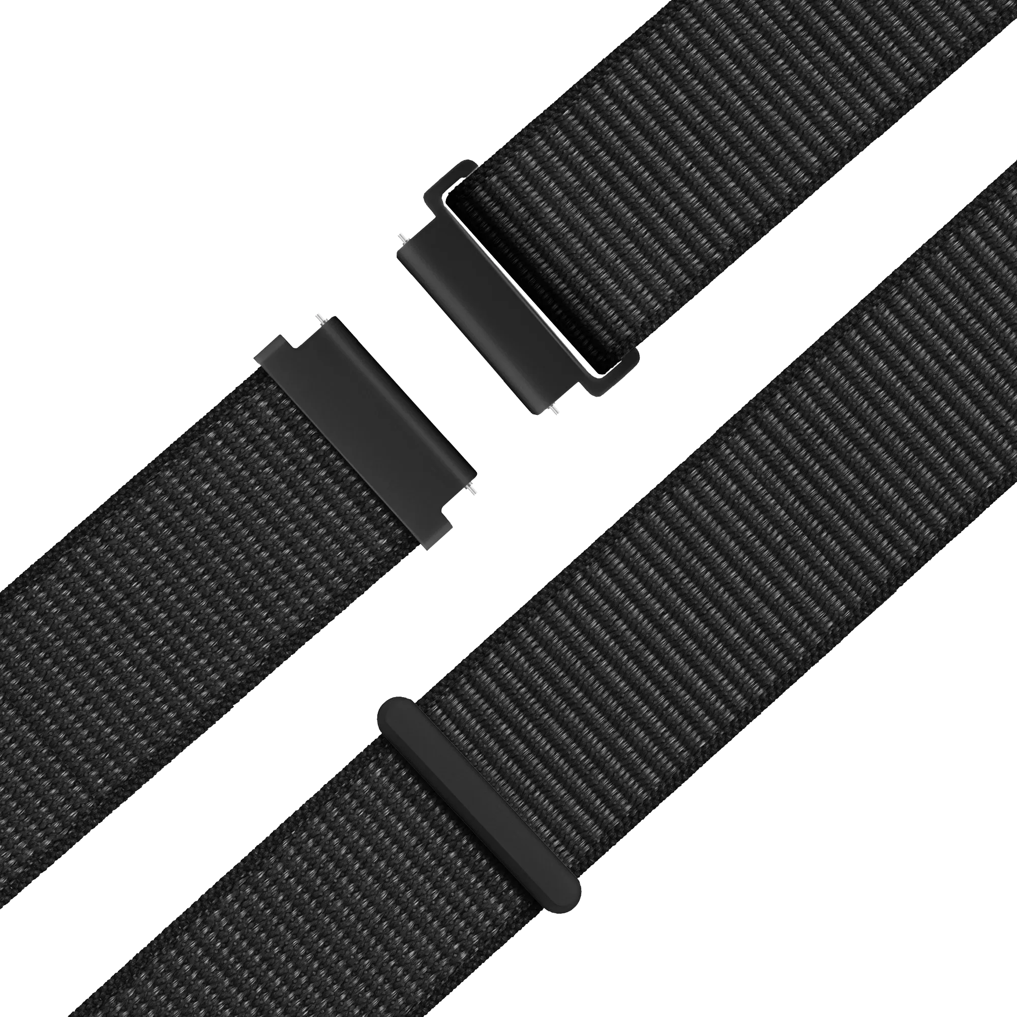 Bandz Garmin Forerunner 265s Nylon Loop Strap (Black)