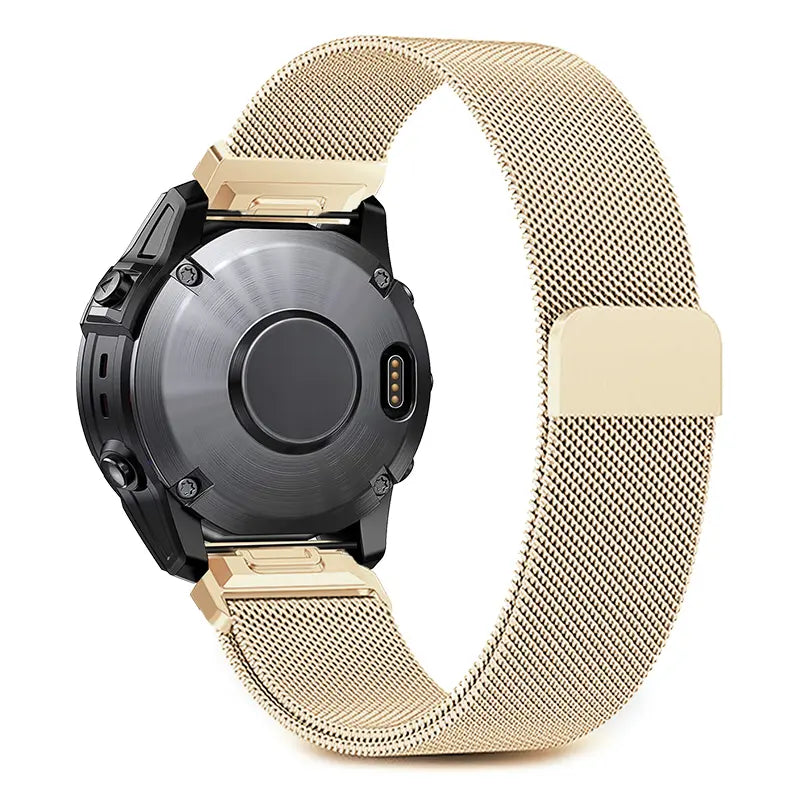 Correa milanesa 'Premium' Garmin Instinct 2s (champán)