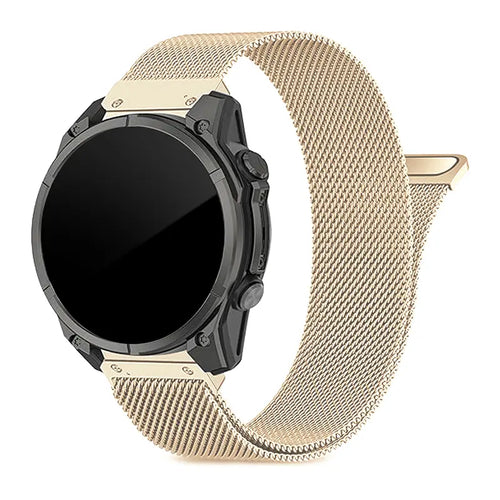 Correa milanesa 'Premium' Garmin Instinct 2s (champán)