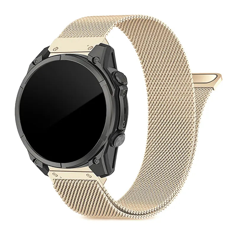 Correa milanesa 'Premium' Garmin Instinct 2s (champán)