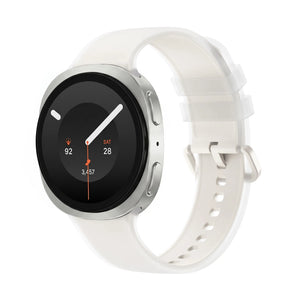 Correa silicona jelly Samsung Galaxy Watch 9 - 44mm (crema)