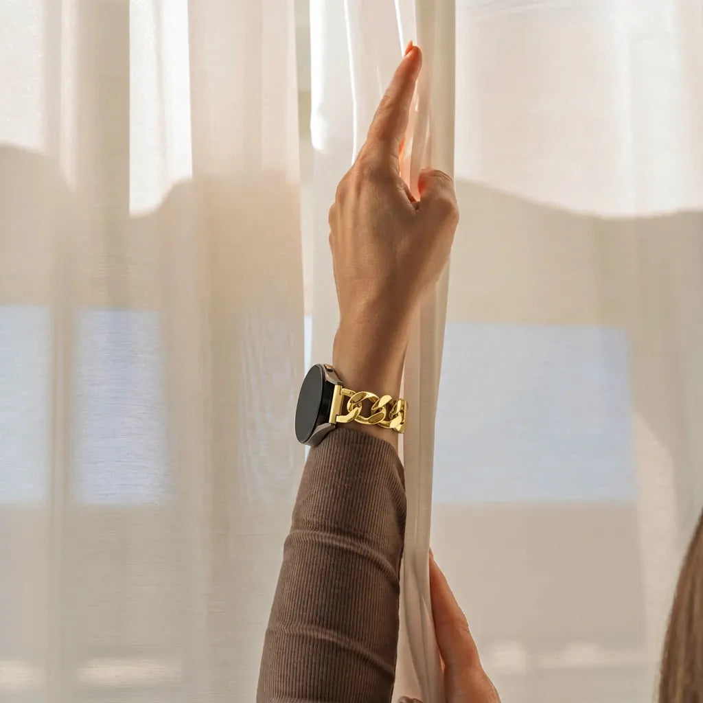 Correa cadena de acero Amazfit Bip U (Pro) (dorado)