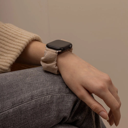 Correa elástica  Apple Watch (beige brillante)