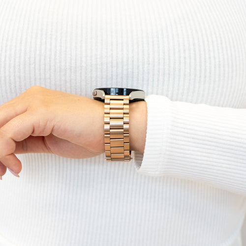 Bandz Bracelet acier 'Classic' Garmin Venu 2 Plus (rosado dorado)