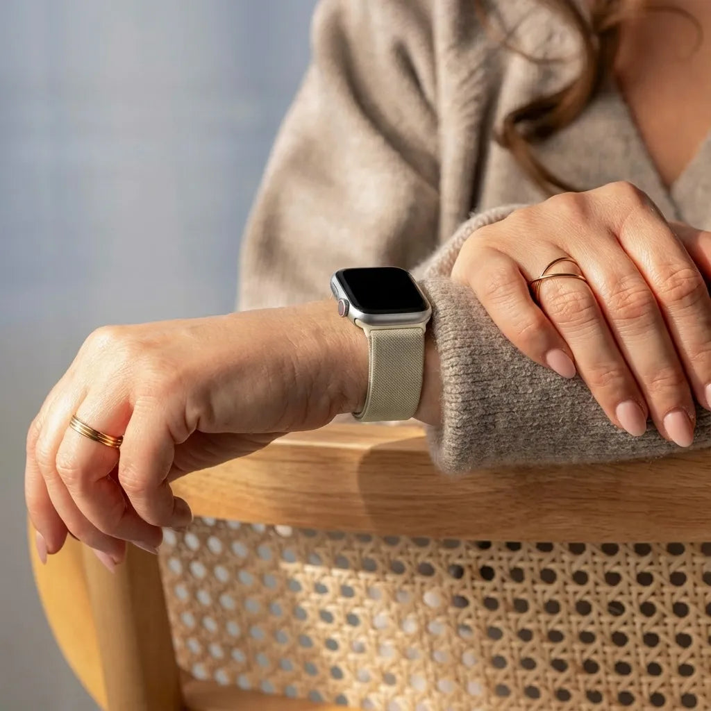 Apple Watch Elastic Strap (Starlight)