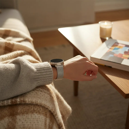 Correa milanesa Zenwatch Lily (blanco estrella)