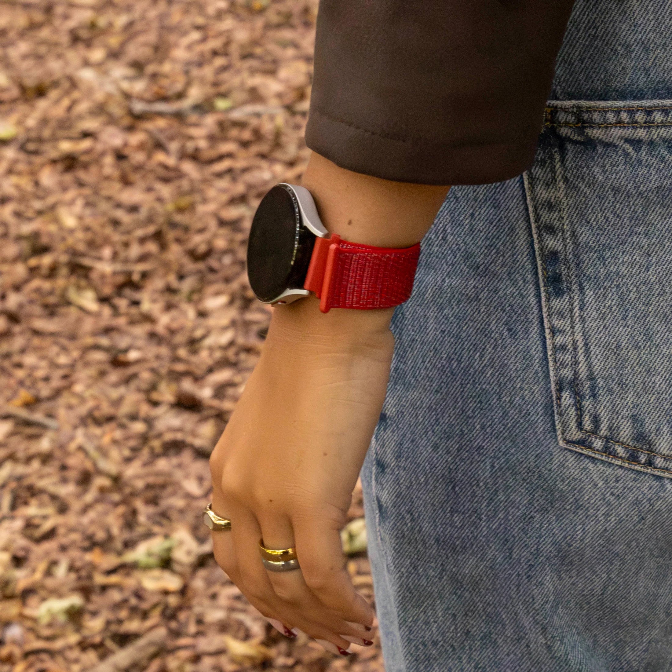 Huawei Watch GT 4 - 41mm Nylon Strap (Red)