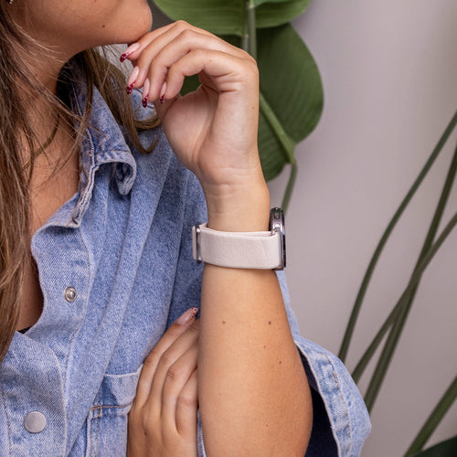 Correa elastica Samsung Galaxy Watch 8 Classic (blanco estrella)