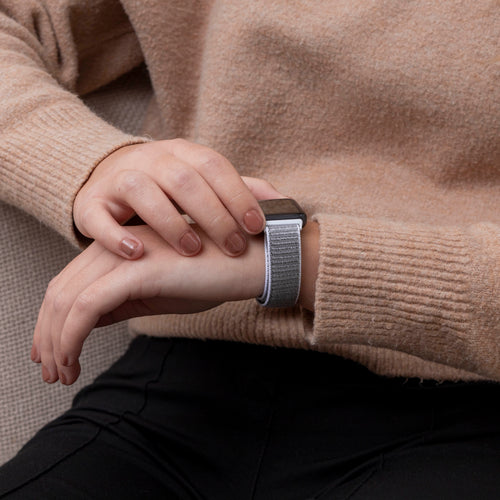 Nylon Strap, white, lifestyle photo